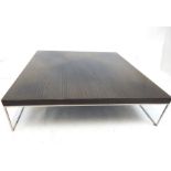 A Minotti Calder square low table, by Roldolfo Deroni