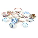 A collection of 18th and 19th century Chinese porcelain tea wares