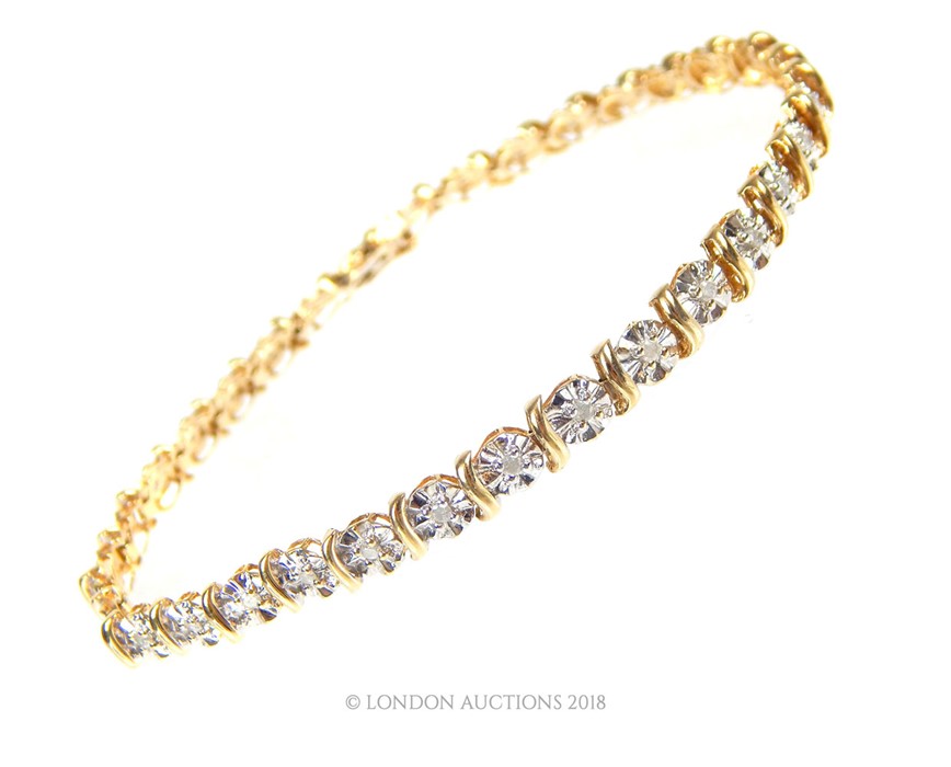 A Diamond Bracelet - Image 3 of 4
