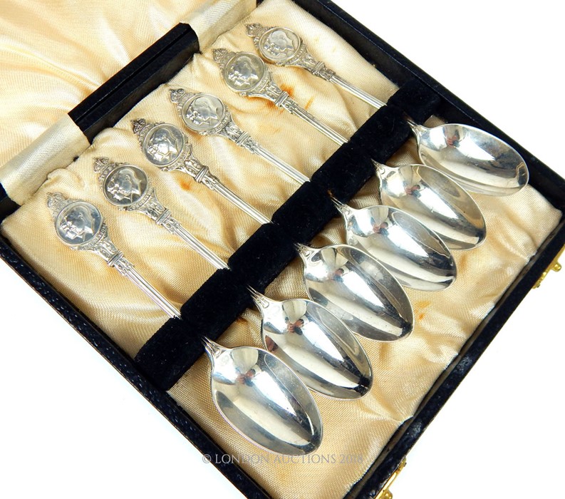 A set of six King George V1 1937 Coronation spoons
