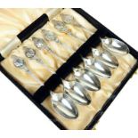 A set of six King George V1 1937 Coronation spoons