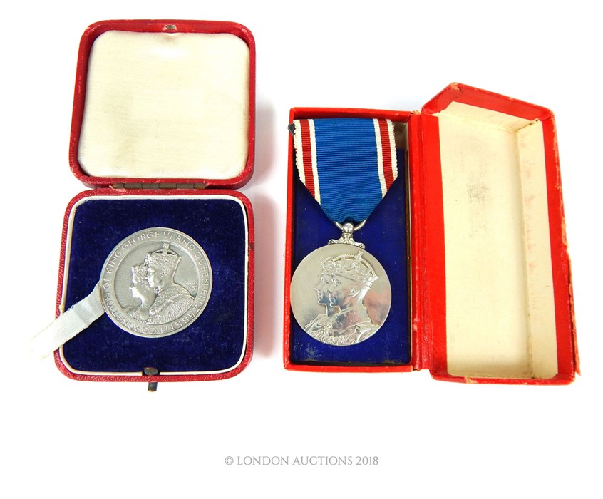 Two Coronation Medals 1937