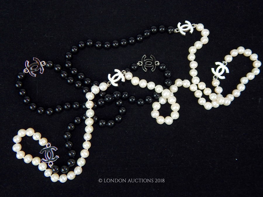 A long row of freshwater pearls - Image 2 of 3