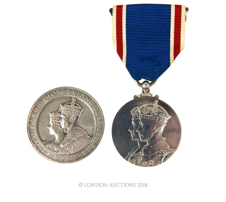 Two Coronation Medals 1937 - Image 2 of 3