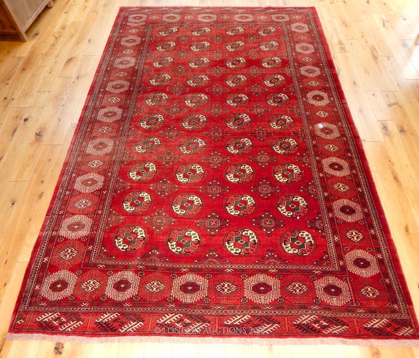 A fine Northeast Persian Turkoman carpet