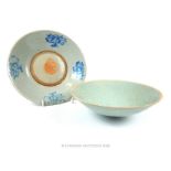 A Chinese Song style Qingbai bowl and a dish