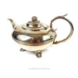 A William IV Sterling Silver Tea Pot London 1831.