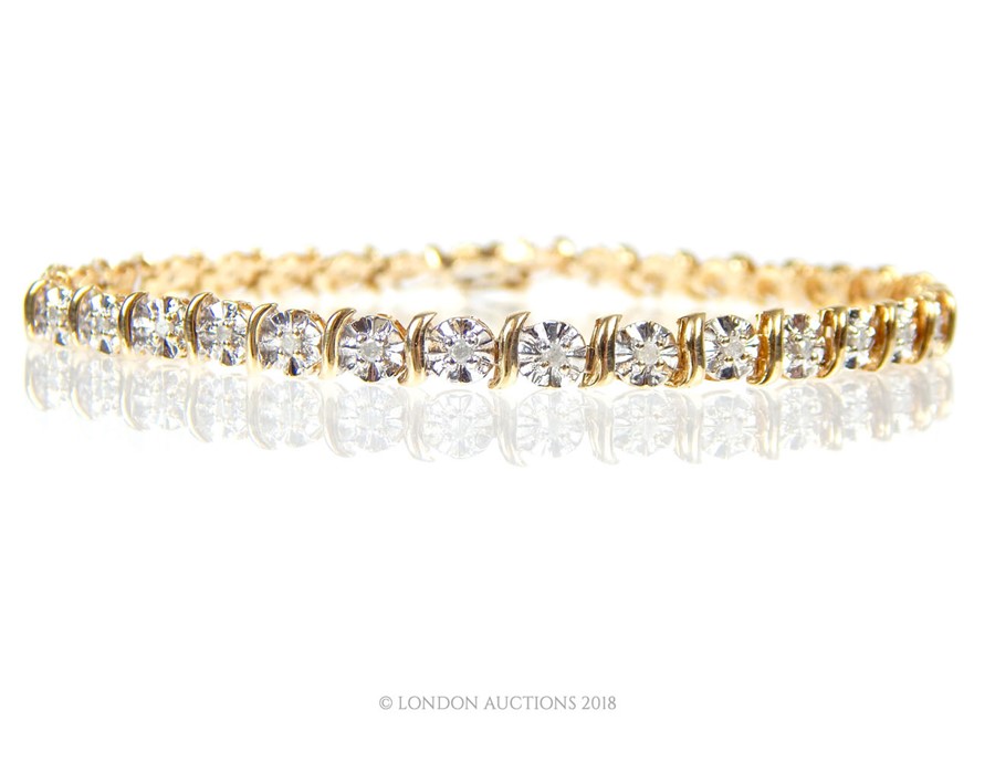 A Diamond Bracelet - Image 2 of 4