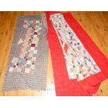 Two vintage patchwork quilts