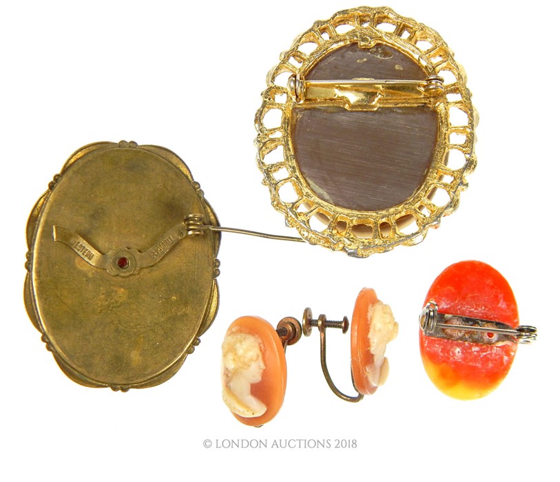 A collection of cameo jewellery - Image 3 of 4