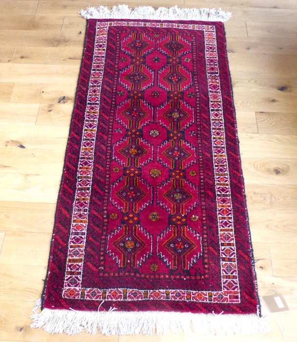 A small Persian rug
