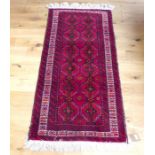 A small Persian rug