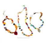 Three Persian necklaces