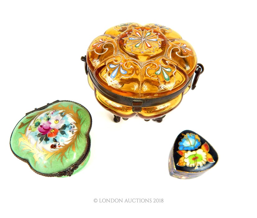 Three Various Trinket boxes - Image 2 of 5