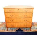 A Continental mid 20th century dressing chest