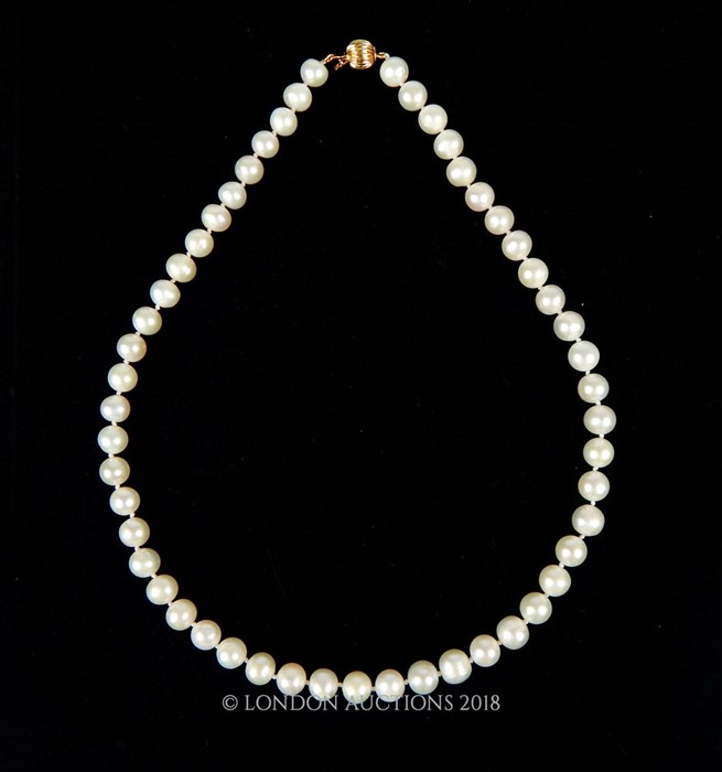 A South Sea pearl necklace