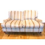 A Howard style two seater sofa