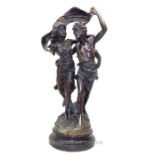 A 19th Century Spelter group .