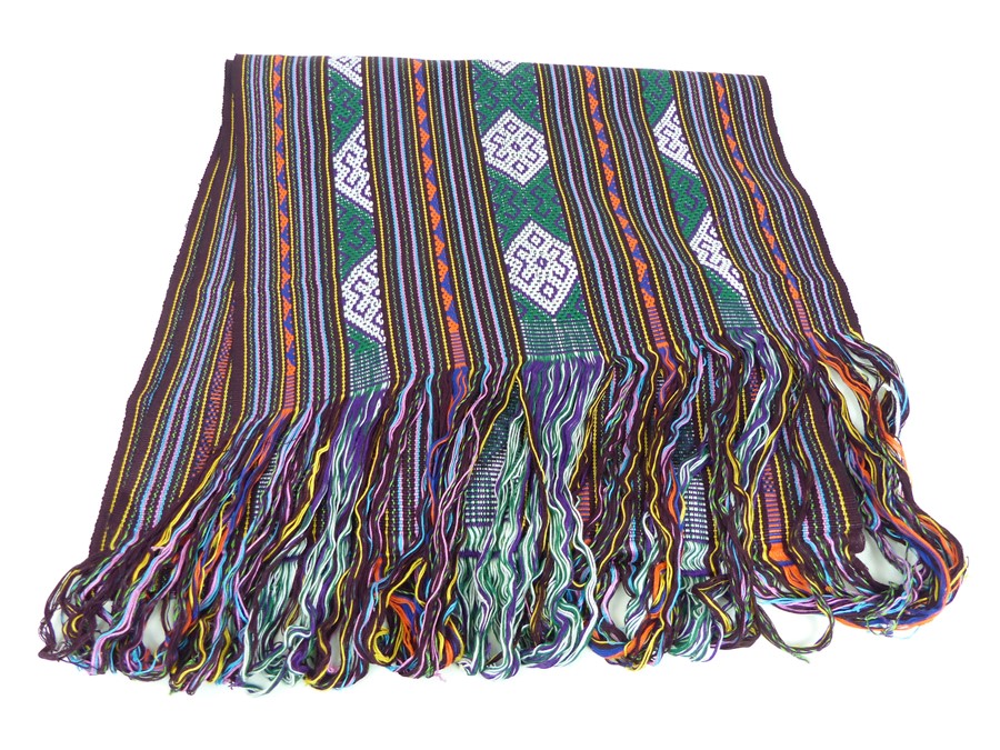 Two long Indonesian Ikat textiles