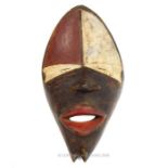 An African tribal art Dan mask