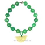 A Substantial Jade bead Necklace.