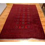 A Persian Turkoman carpet