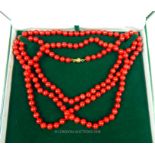 Red Coral necklace