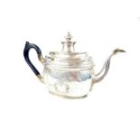 A late 18th century Neoclassical teapot, possibly American