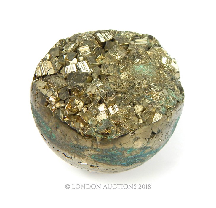 Pyrite Sphere Mineral Specimen - Bild 3 aus 10