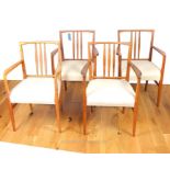 Set of Four Mid-Century Modern Gordon Russell Chairs (Model 6409)