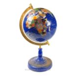 Lapis Lazuli Table Globe