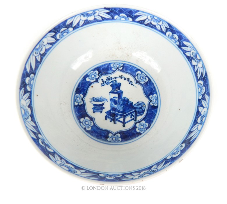A Chinese Blue and White Bowl - Bild 2 aus 4