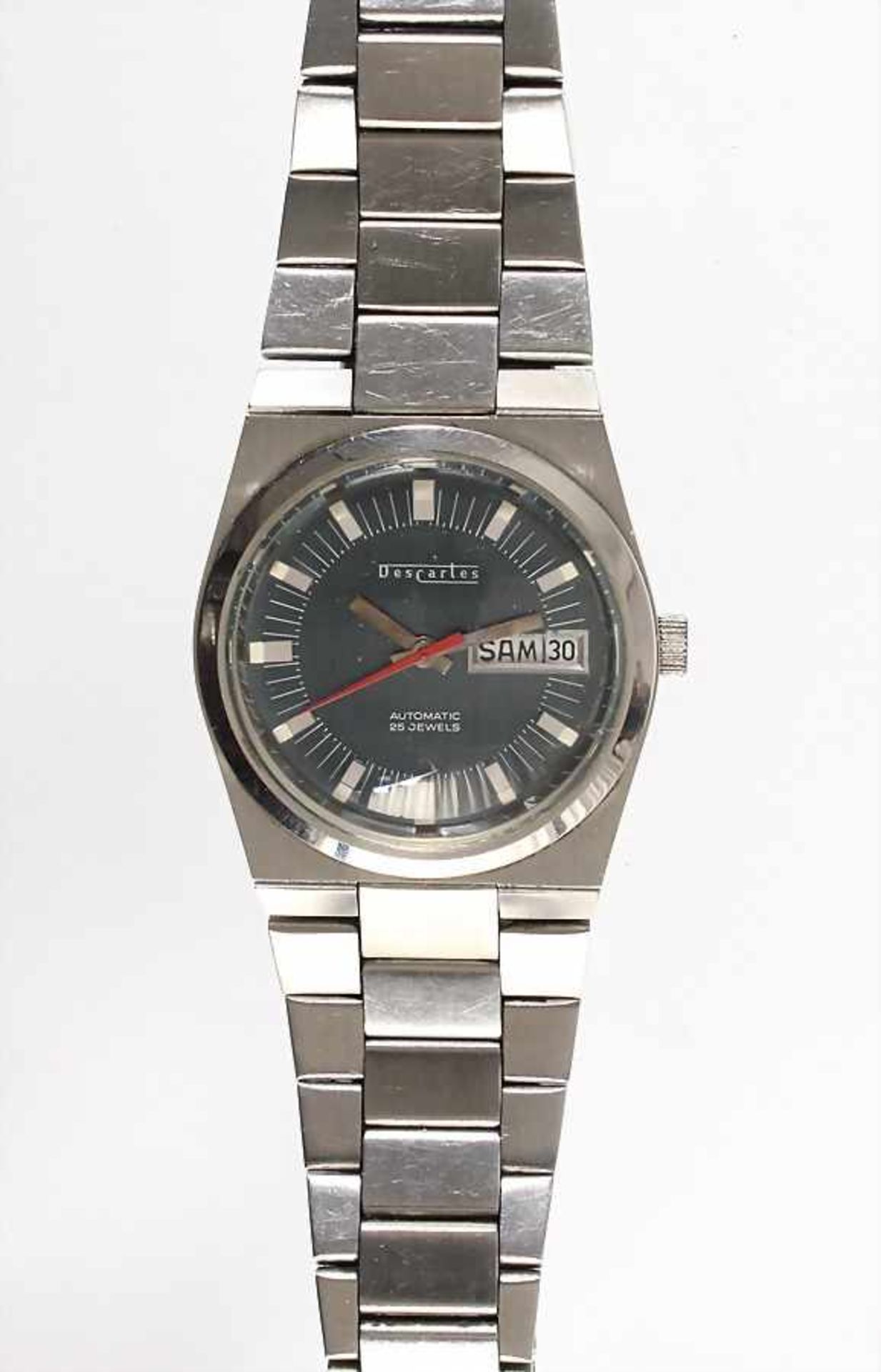 Herren-Armbanduhr, "VINTAGE" 1970er Jahre, Automatik, Zentralsek., Dat. Fenster auf 3 Uhr,