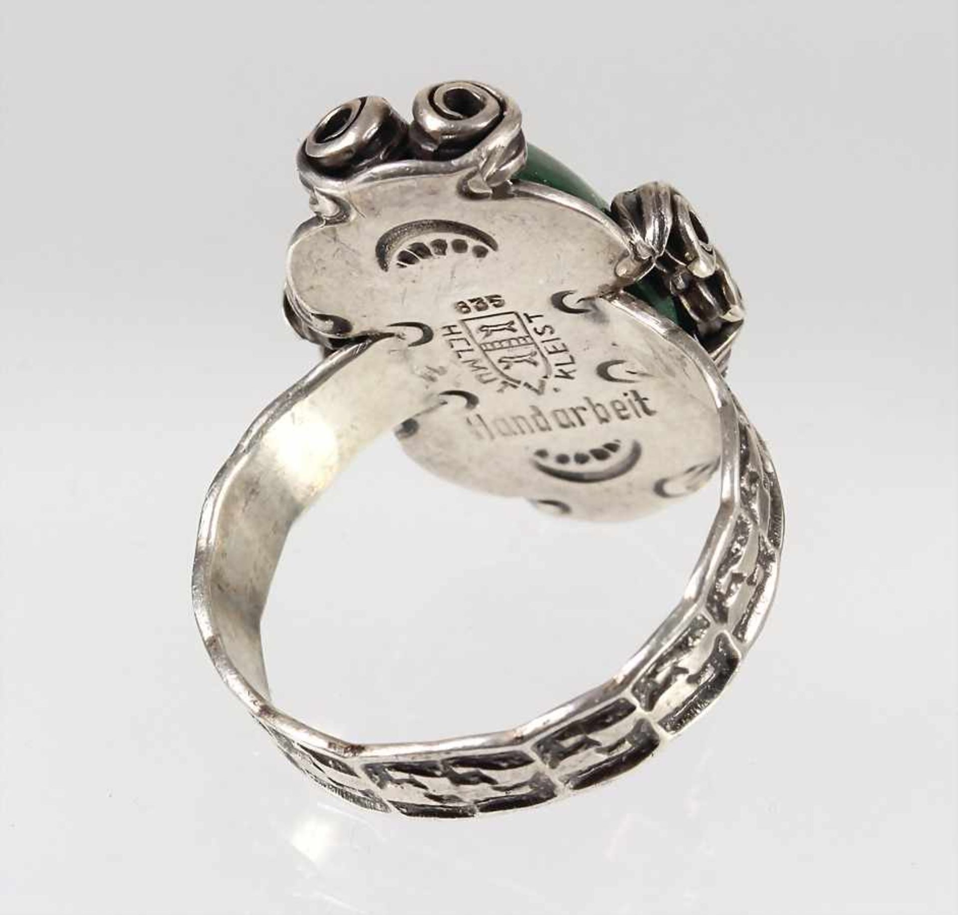 Herren-Ring, Künstlerkolonie "WORPSWEDE", Silber 835/000, signiert: 835 H. V. KLEIST (Helmut von - Bild 2 aus 2