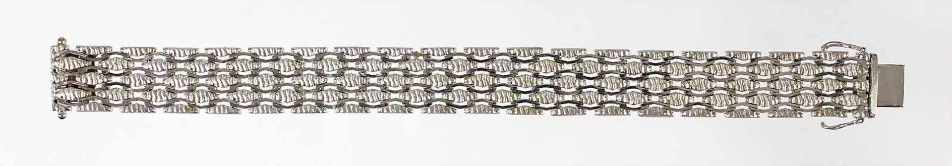 Armband, WG 585/000, untergebautes Kastenschloss mit zwei Sicherheitsachten, B = 15,5 mm, L = 19,0 - Bild 2 aus 2