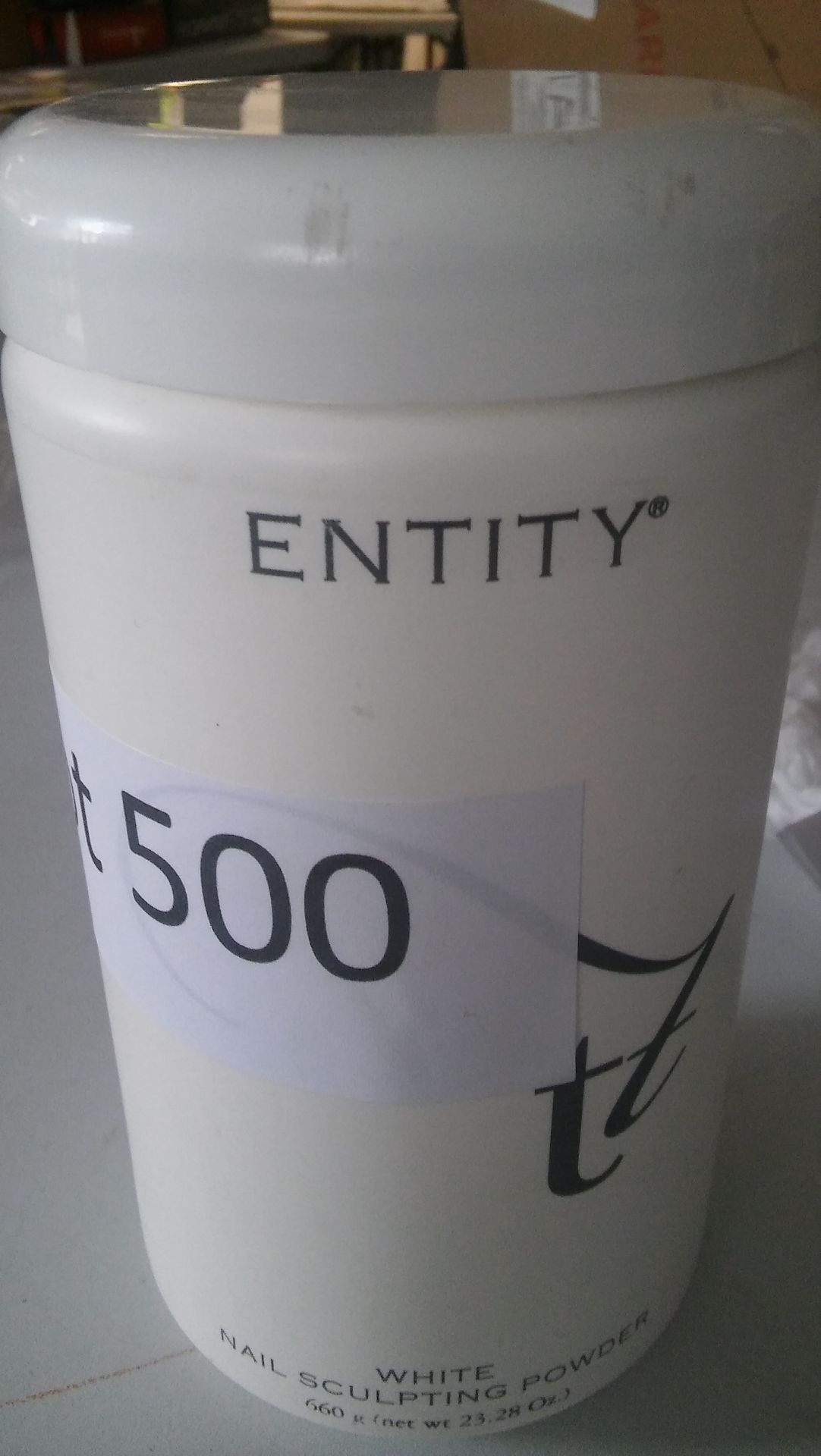 Entity white nail sculpting powder 660g.New.