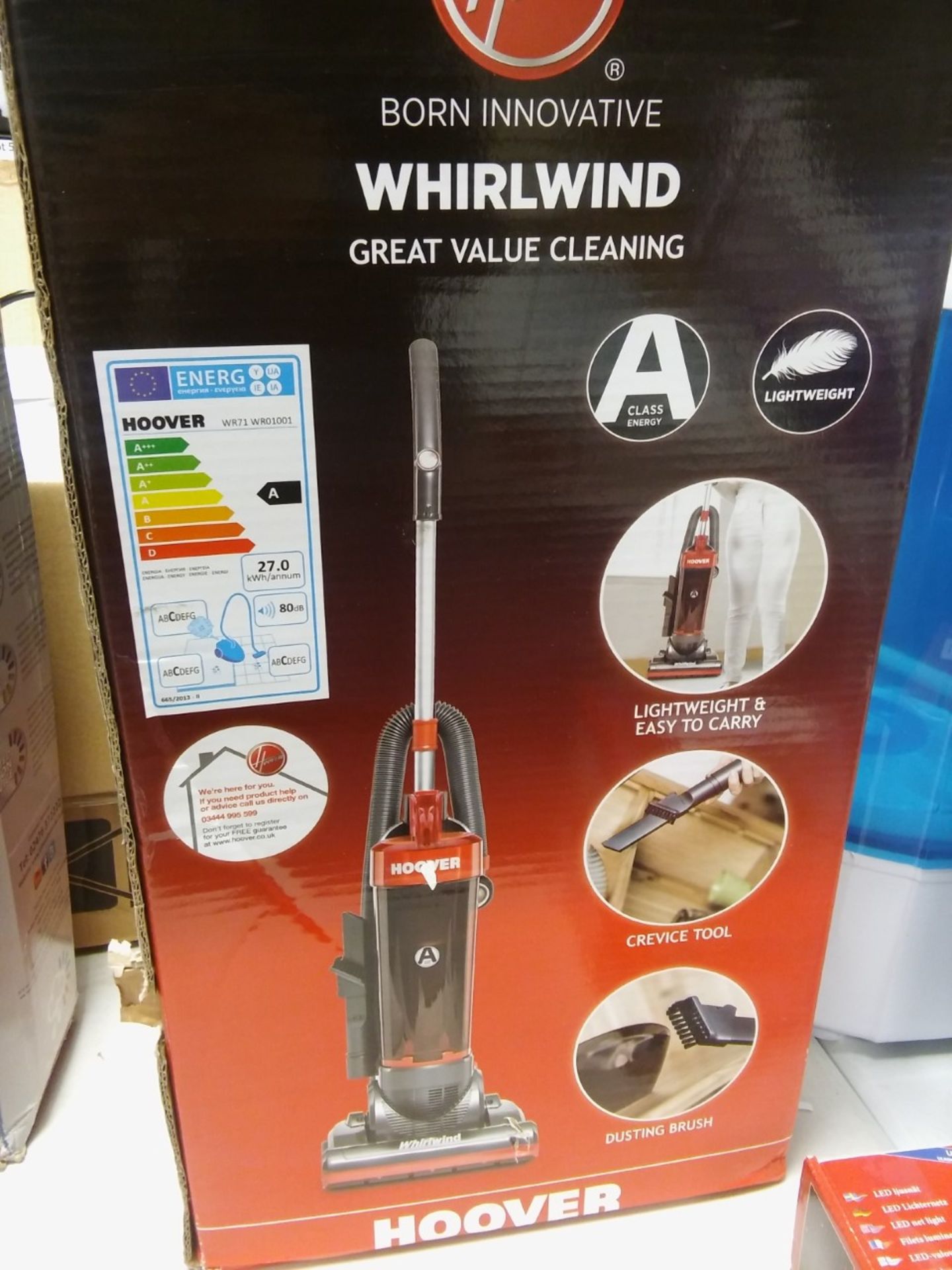 Whirlwind Hoover Vaccum Cleaner. Working customer return with clear signs of use