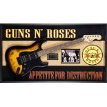 Guns N' Roses "Appetite for Destruction" Autographed Guitar