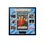 Will Ferrell Anchorman - Framed Autographed Collage