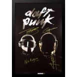 Daft Punk Signed Music Poster