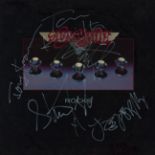 Aerosmith Signed Rocks Album
