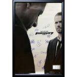 Furious 7 - Signed Movie Poster