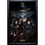 X-Men Apocalypse - Signed by Cast Movie Poster in Wood Frame