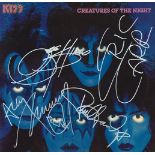 KISS Signed Creatures of the Night Album