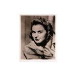 Ingrid Bergman Signed Photo