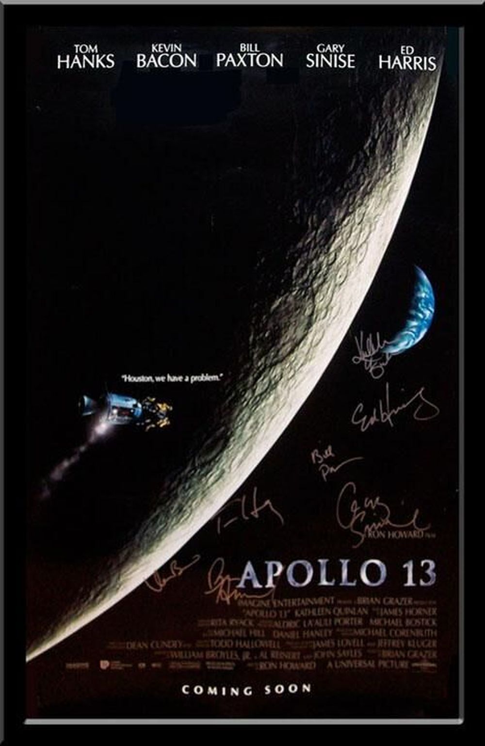 Apollo 13 Signed Movie Poster