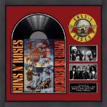 Guns n Roses Appetite for Destruction Banned Cover Art Signed by Band and Artist