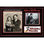 Walt Disney Autographed Photo Collage