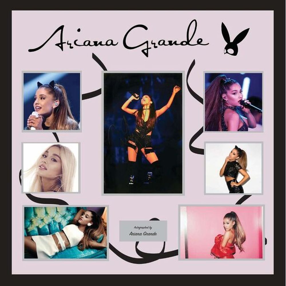 Ariana Grande Signed Collage