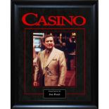 Casino - Signed by Joe Pesci - Framed Artist Series